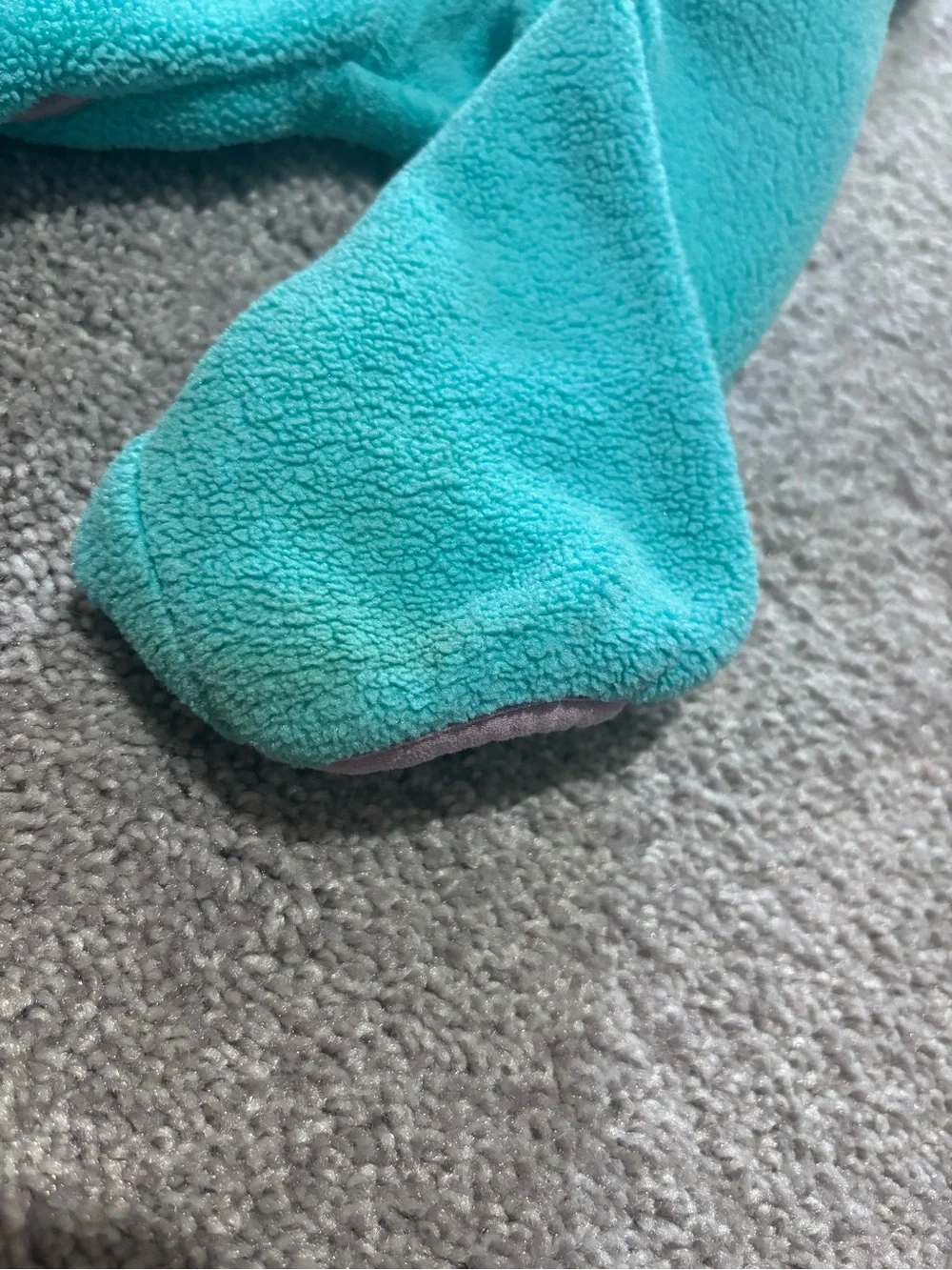 Patagonia 2T Teal Hooded Fleece Jacket